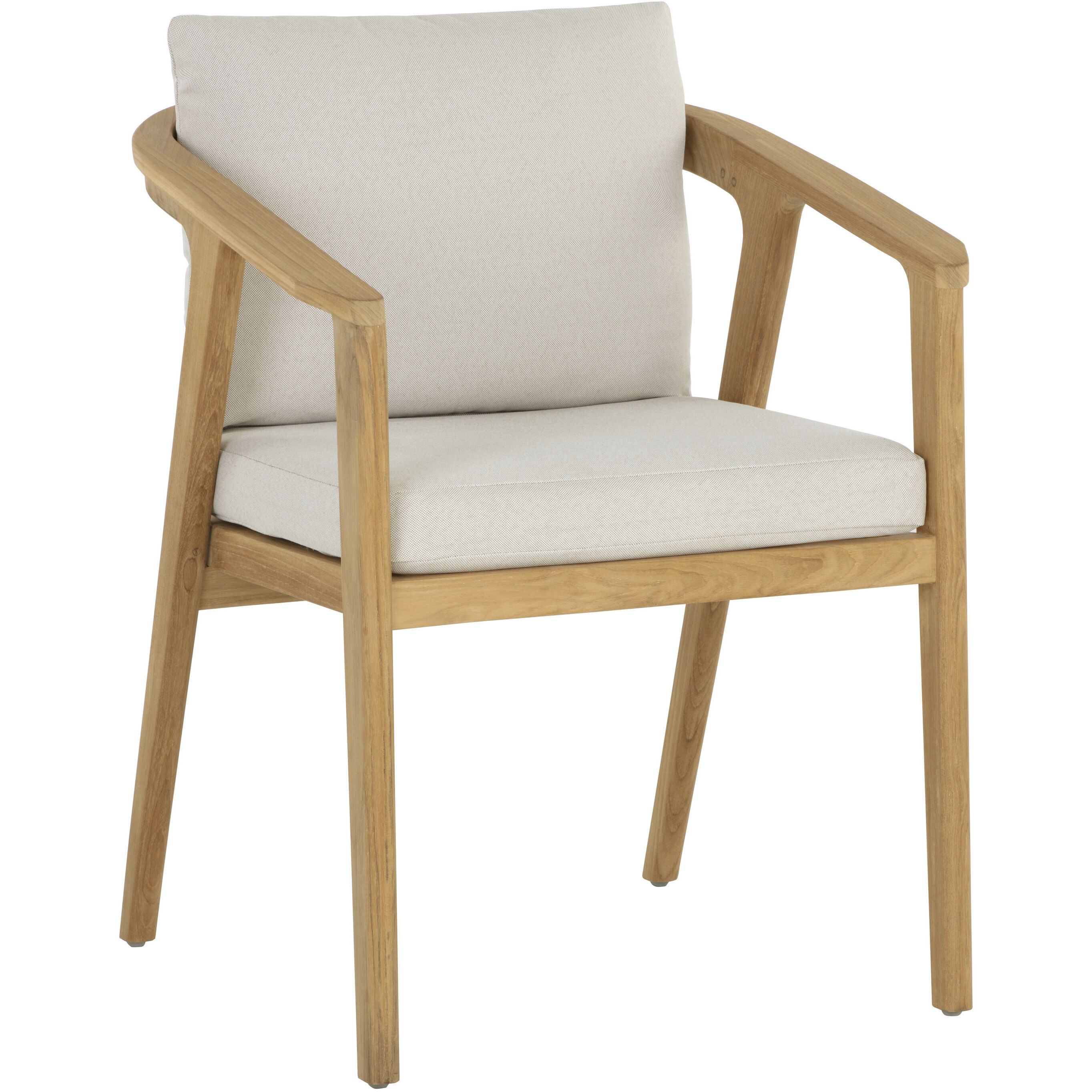 Coraline Palazzo Cream Outdoor Dining Armchair